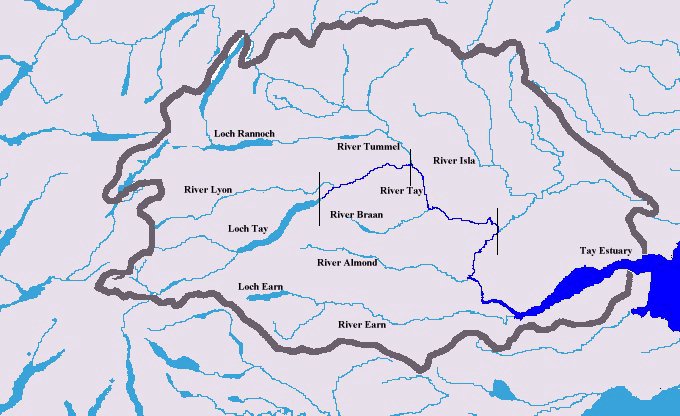 The River Tay catchment area